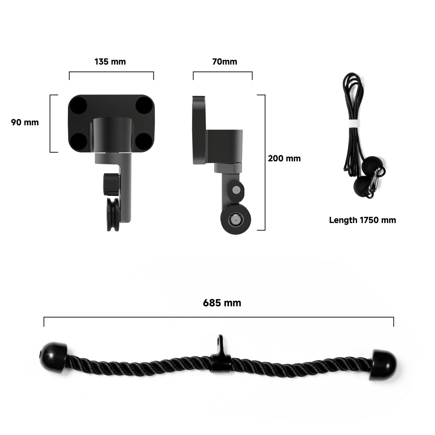 INNODIGYM Wall-mounted Pulley