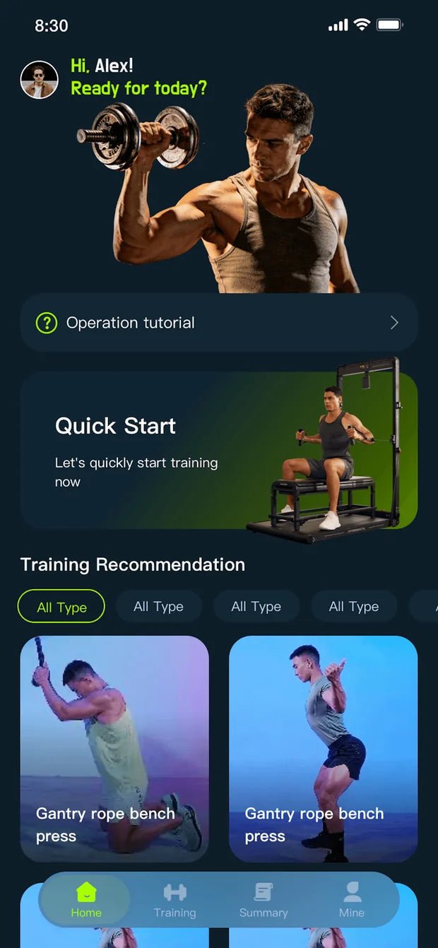 OPEN. CHOOSE. TRAIN. on iPhone